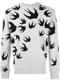 толстовка с принтом ласточек McQ Alexander McQueen