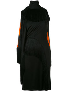приталенное платье с бахромой  Givenchy