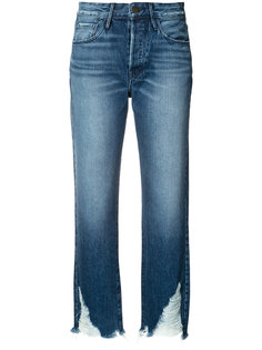 укороченные джинсы с необработанными краями 3X1