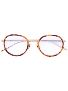 очки в круглой оправе Saint Laurent Eyewear