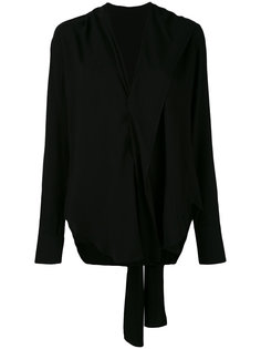 блузка с завязками Yohji Yamamoto