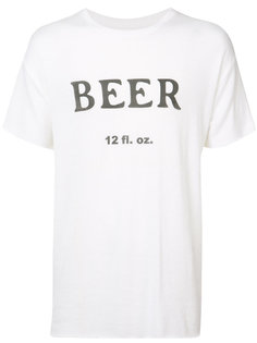 футболка с принтом beer  The Elder Statesman