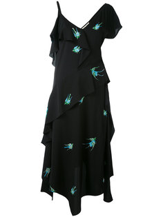 асимметричное платье с оборками Dvf Diane Von Furstenberg