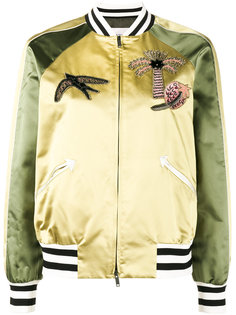 куртка-бомбер  с аппликацией Tropical Dream Valentino