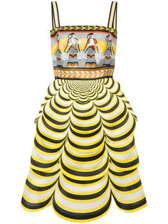 платье с волнистым подолом Pandora Mary Katrantzou