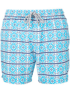 пляжные шорты с мозаичным принтом  Capricode