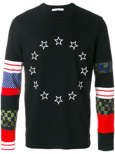 толстовка дизайна колор-блок Givenchy