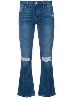 укороченные расклешенные джинсы Frame Denim