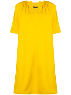 платье шифт с рукавами "фонарик" Derek Lam