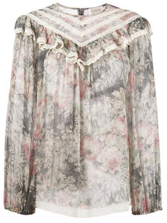 блузка с цветочным принтом Zimmermann