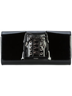 corset detail clutch bag Perrin Paris