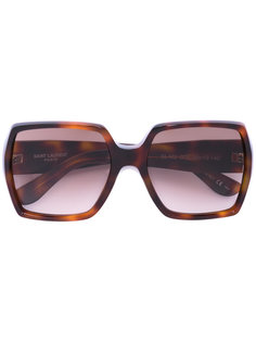 солнцезащитные очки в геометрической оправе Saint Laurent Eyewear