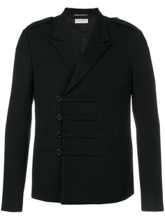 укороченное пальто в стиле милитари Saint Laurent
