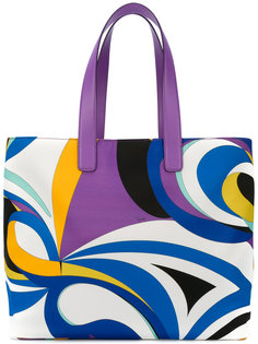 сумка-тоут с абстрактным принтом Emilio Pucci