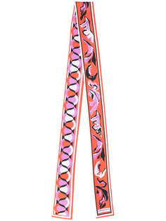 узкий шарф с геометрическим рисунком Emilio Pucci