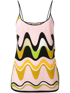 топ-камисоль с треугольным принтом Emilio Pucci