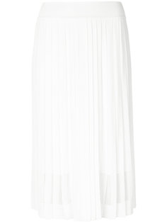 плиссированная юбка с сетчатой деталью Emilio Pucci