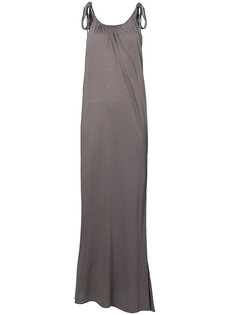 длинное платье с завязками на плечах Rick Owens Lilies