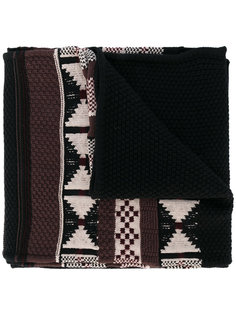 шарф с геометрическими узорами Maison Margiela