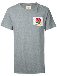футболка с нашивкой розы Kent & Curwen
