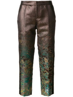 укороченные брюки с металлическим отблеском A.F.Vandevorst