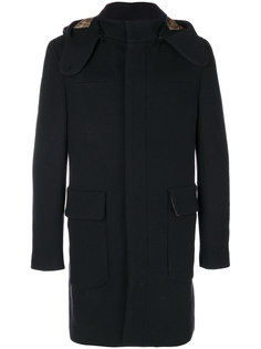 пальто с капюшоном и контрастной подкладкой Etro