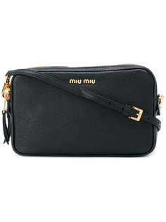прямоугольная сумка с двойной молнией Miu Miu