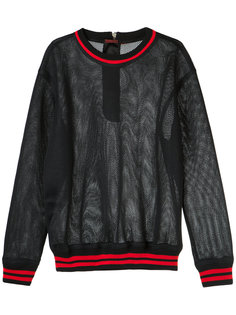 mesh jumper À La Garçonne