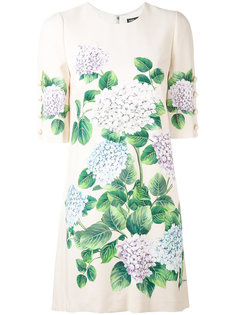 платье-шифт с цветочным узором Dolce & Gabbana