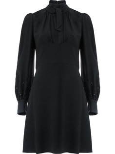 расклешенное платье с вырезом лодочкой  Chloé