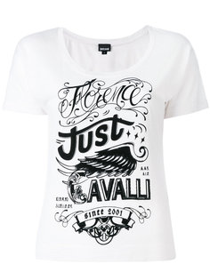 футболка с принтом логотипа Just Cavalli