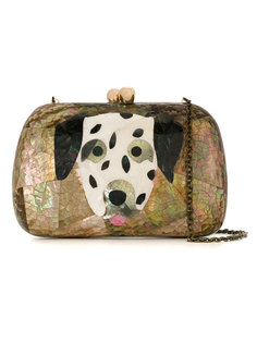 mother of pearl clutch Serpui