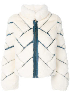 куртка-пуховик Lyra с норковым мехом Cara Mila