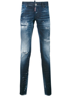 джинсы с выцветшим эффектом Glam Head Dsquared2