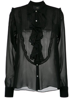 sheer bib shirt Andrea Bogosian