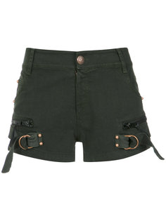 embroidered patch shorts Andrea Bogosian