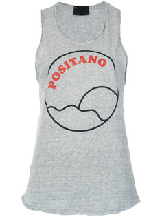 Positano print tank top Andrea Bogosian