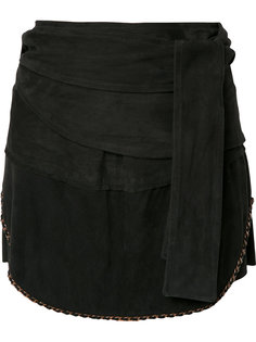 chain trim chamois skorts Andrea Bogosian