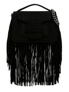 leather fringe bag Andrea Bogosian