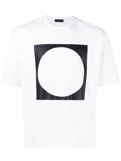 футболка с принтом круга в квадрате Diesel Black Gold