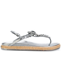 декорирвоанные сандалии Neal Jimmy Choo