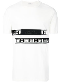 футболка с нашивкой логотипа Versace Collection