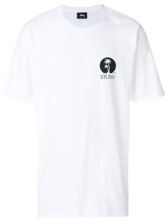 футболка с принтом-логотипом Stussy