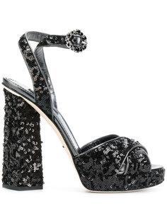 босоножки в пайетках Dolce & Gabbana
