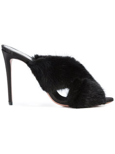 мюли Purr Aquazzura