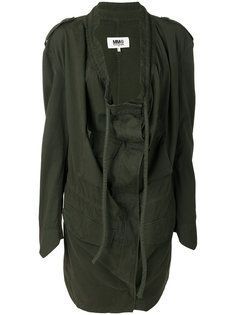 куртка в стиле милитари с драпировкой  Mm6 Maison Margiela