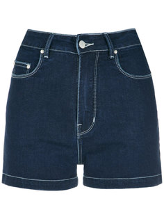 high waisted denim shorts Amapô