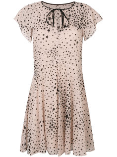 мини-платье с узором из звезд Red Valentino