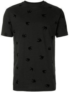 футболка с принятом ласточек McQ Alexander McQueen