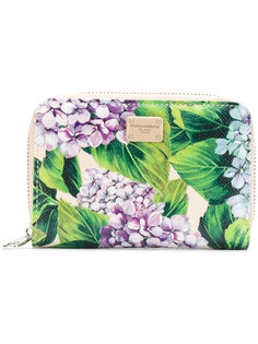 кошелек с рисунком из гортензий Dolce & Gabbana